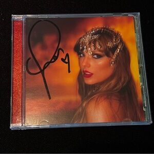 Signed #1 Taylor Swift The Life Of A Showgirl Signed TLOAS includes hype sticker